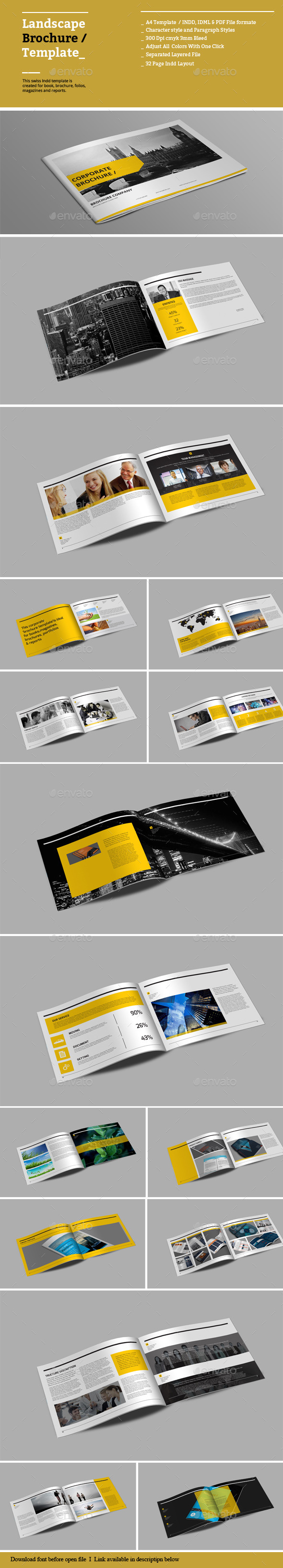 GraphicRiver Landscape Brochure Templates 8879755 GraphicRiver Landscape Brochure Templates 8879755