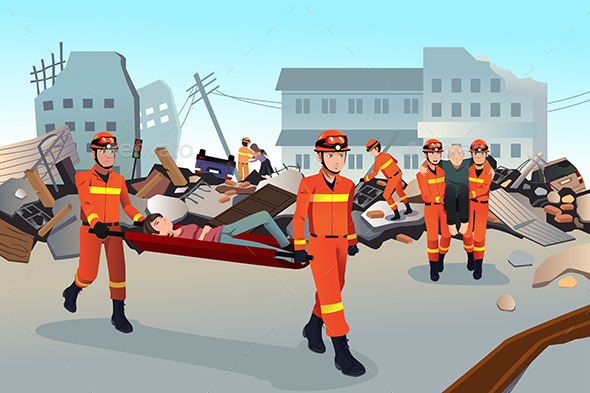 GraphicRiver Rescue Teams Searching 8880327 GraphicRiver Rescue Teams Searching 8880327