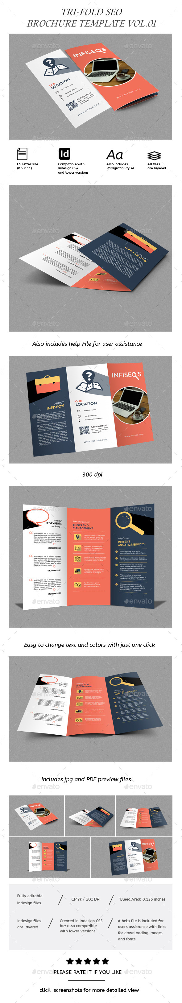GraphicRiver Seo Brochure TriFold 8880604 GraphicRiver Seo Brochure TriFold 8880604