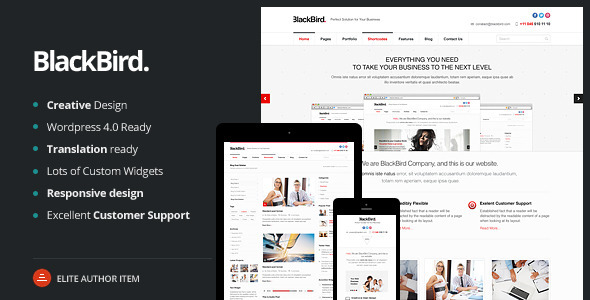 BlackBird - Responsive HTML5 Template