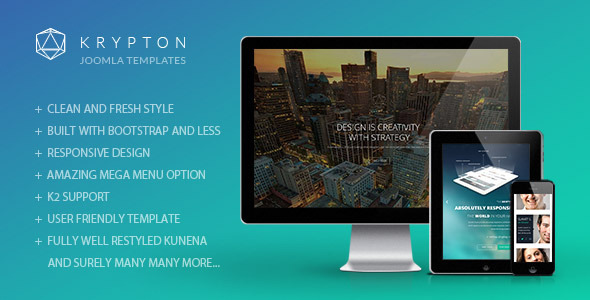 Krypton - Responsive Joomla Template