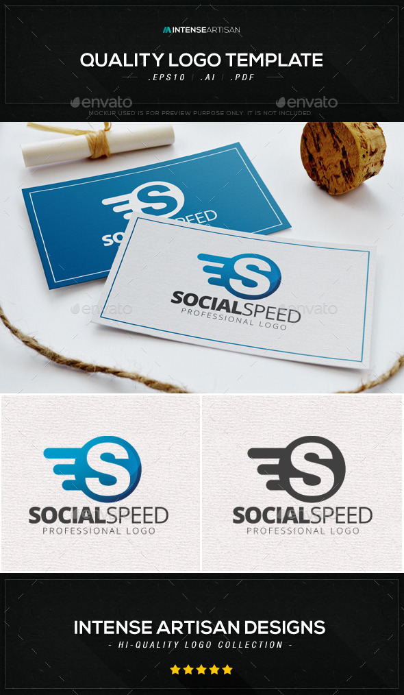 GraphicRiver Social Speed Logo Template 8882985 GraphicRiver Social Speed Logo Template 8882985