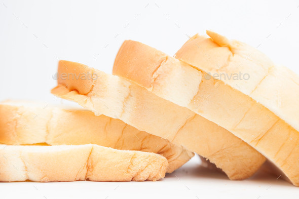 Sliced ??bread on a white background. (Misc) Photo Download