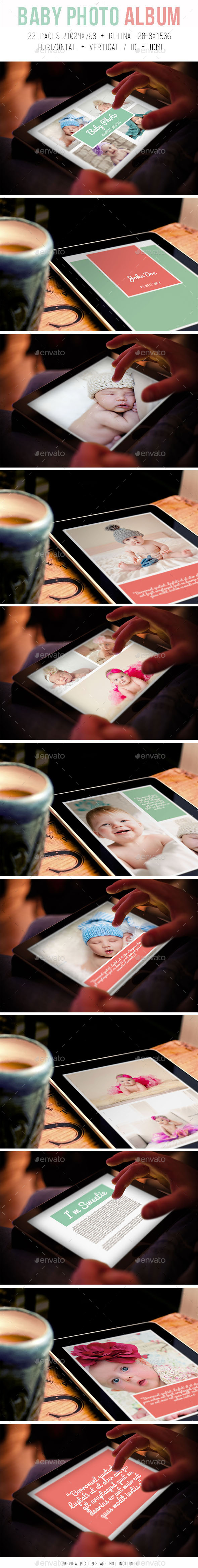 GraphicRiver Tablet Baby Photo Album 8884580 GraphicRiver Tablet Baby Photo Album 8884580