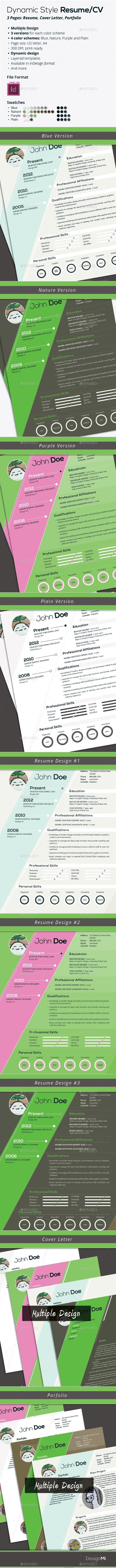 GraphicRiver Dynamic Style Resume CV Multi Color and Design 8885420 GraphicRiver Dynamic Style Resume CV Multi Color and Design 8885420