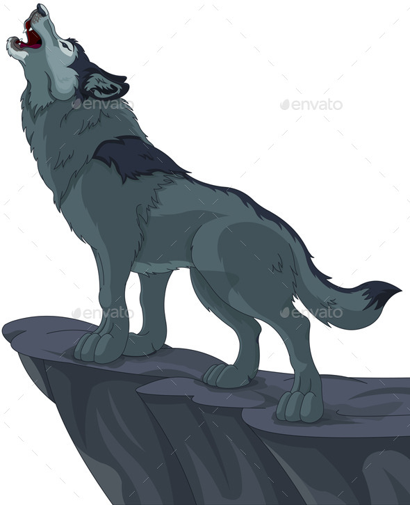 Howling Wolf (Animals)