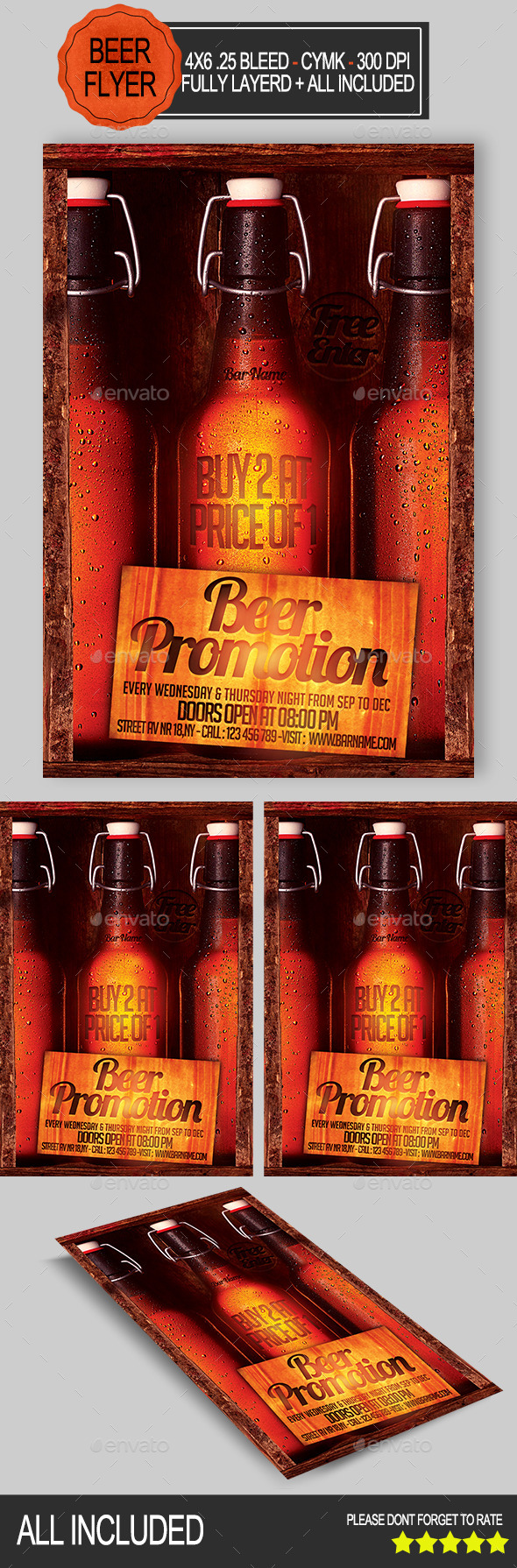 GraphicRiver Beer Promotion Flyer 8887530 GraphicRiver Beer Promotion Flyer 8887530