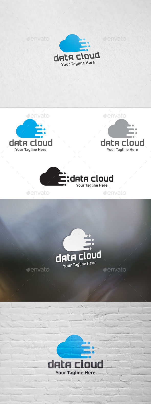 GraphicRiver Data Cloud Logo Template 8887637 GraphicRiver Data Cloud Logo Template 8887637