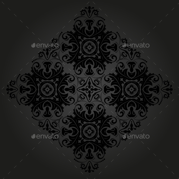 Orient Vector Ornamental Round Lace (Patterns)