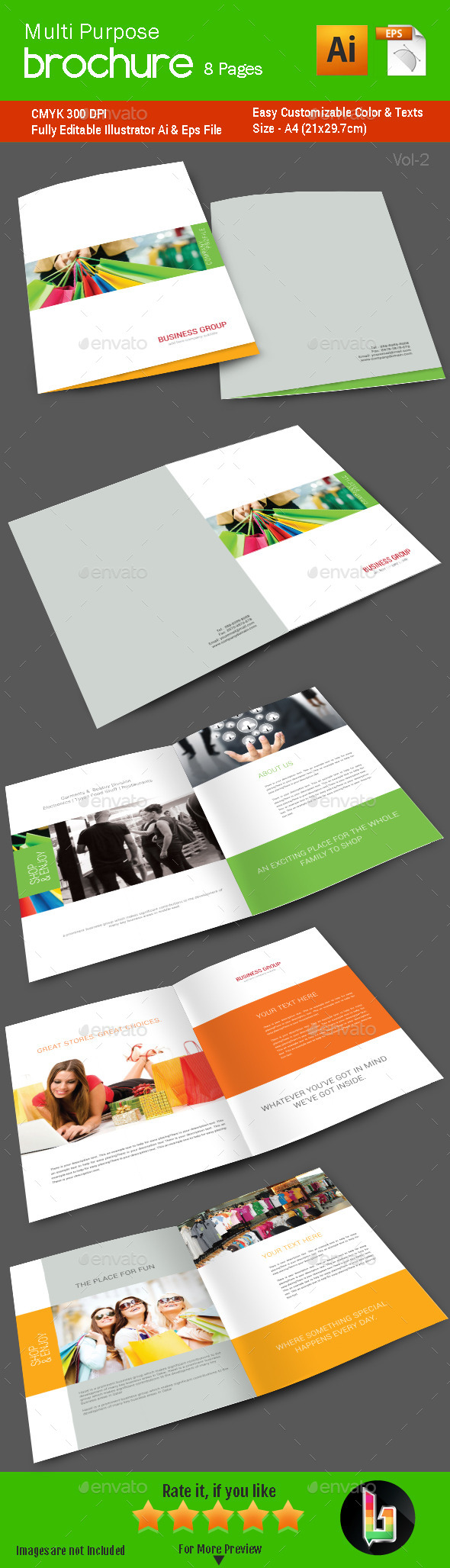 GraphicRiver Multi Purpose Brochure 8 Pages Vol2 8887757 GraphicRiver Multi Purpose Brochure 8 Pages Vol2 8887757