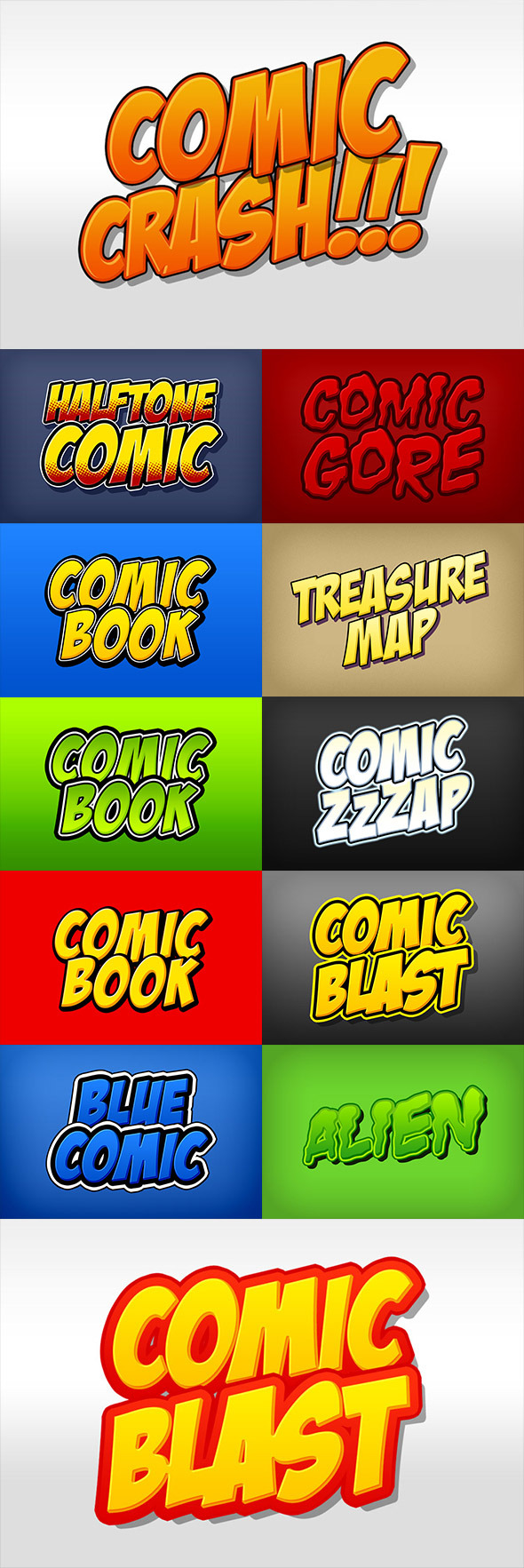 GraphicRiver Comic Book and Cartoon Photoshop Styles Pack 8888373 GraphicRiver Comic Book and Cartoon Photoshop Styles Pack 8888373