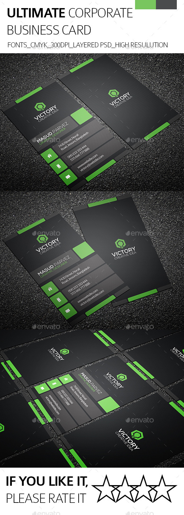GraphicRiver Ultimate & Corporate Business Card 8888519 GraphicRiver Ultimate & Corporate Business Card 8888519