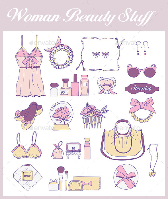 GraphicRiver Womens Beauty Stuff 8888898 GraphicRiver Womens Beauty Stuff 8888898