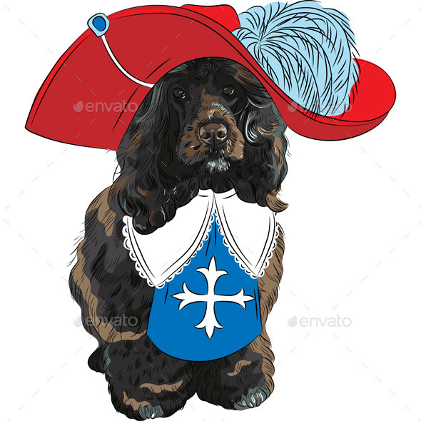 Portuguese Water Dog Musketeer (Animals)