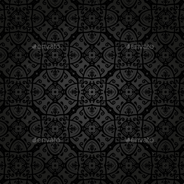 Orient Seamless Vector Pattern. Abstract Background. (Patterns)