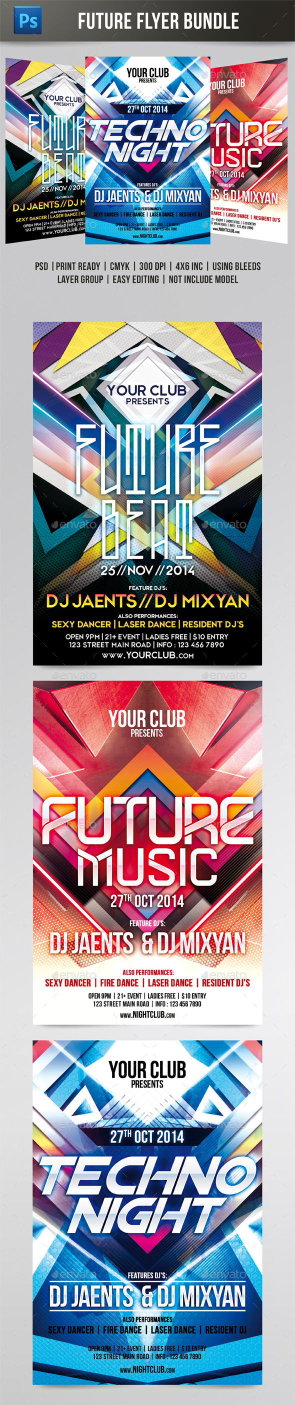GraphicRiver Future Flyer Bundle 8890216 GraphicRiver Future Flyer Bundle 8890216