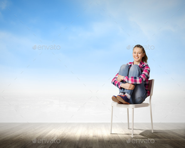 Girl in chair (Misc) Photo Download