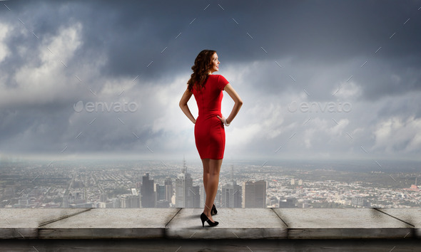 Woman in red (Misc) Photo Download