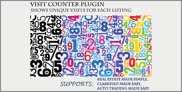 Visit Counter Classifieds Plugin Visit Counter Classifieds Plugin
