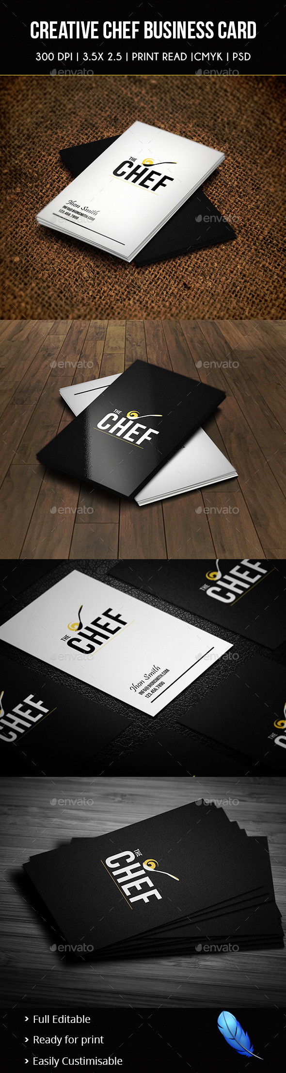 Creative Chef Business Card 02 (Creative)