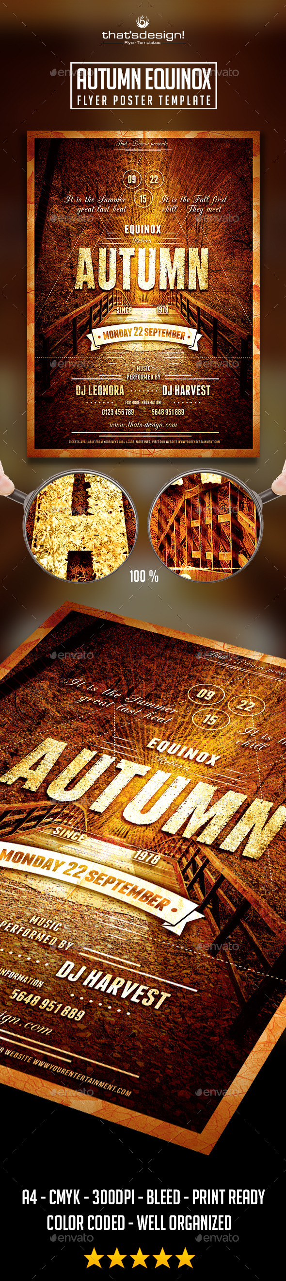 GraphicRiver Autumn Equinox Flyer Poster Template 8891708 GraphicRiver Autumn Equinox Flyer Poster Template 8891708
