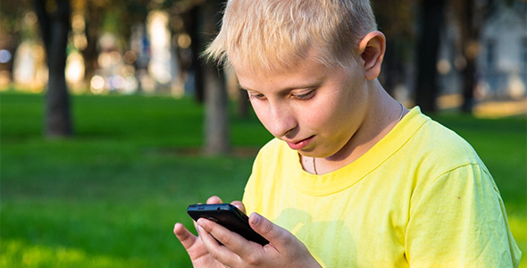 Boy With Smartphone 2 Boy With Smartphone 2