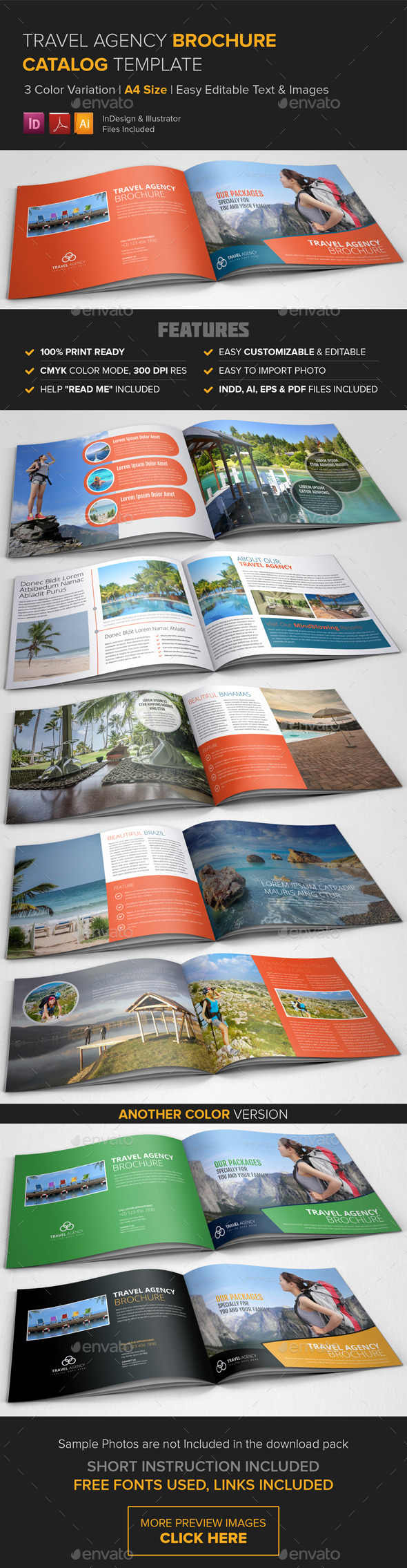 GraphicRiver Travel Agency Brochure Catalog Template 8892257 GraphicRiver Travel Agency Brochure Catalog Template 8892257