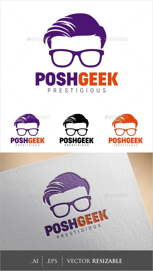 Geek Logo Template