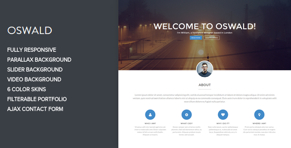 Oswald - Creative Portfolio Template