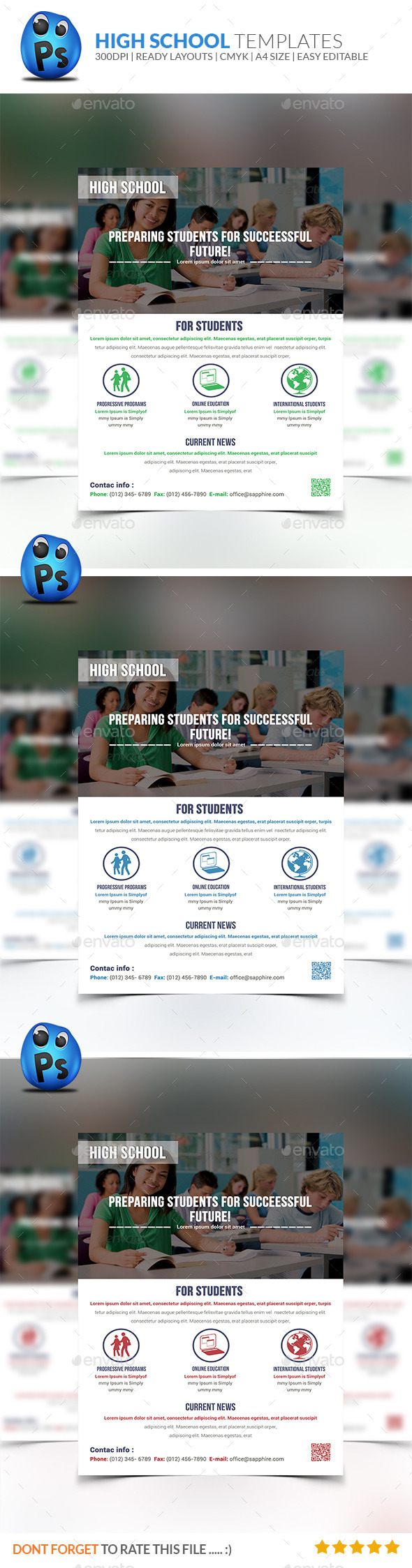 GraphicRiver Education Flyer Print Templates 8894858 GraphicRiver Education Flyer Print Templates 8894858