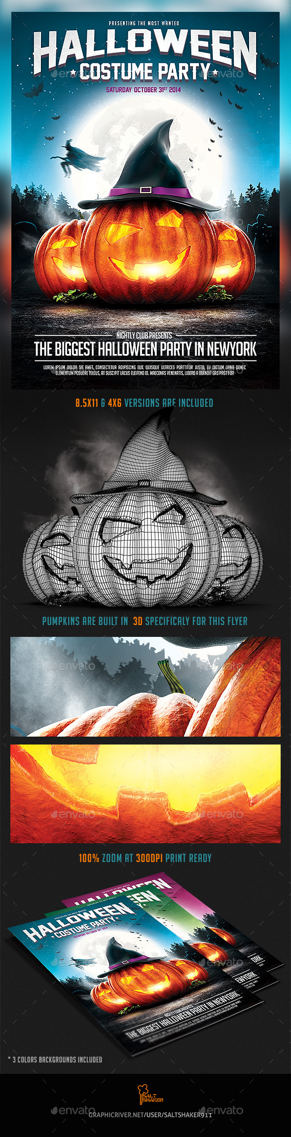 GraphicRiver Halloween Party Flyer v.2 8894920 GraphicRiver Halloween Party Flyer v.2 8894920