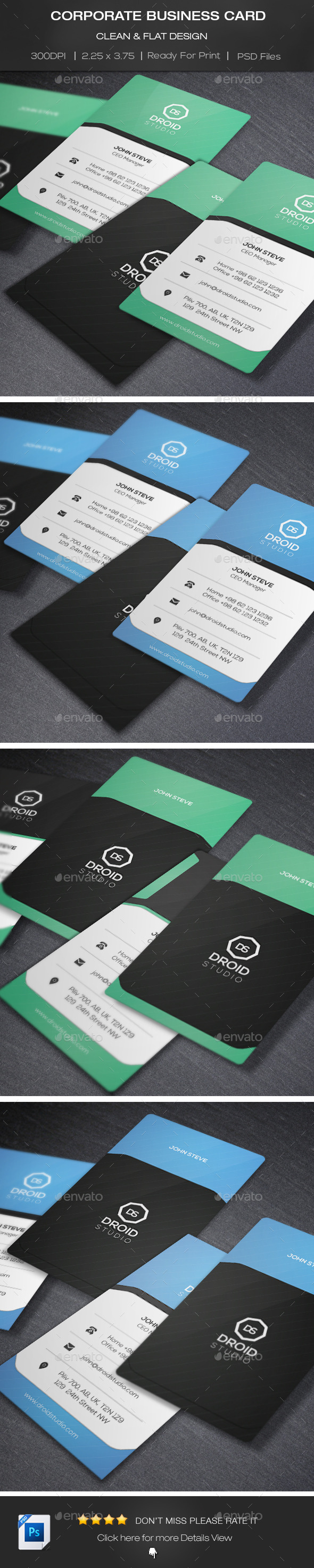 GraphicRiver Corporate Business Card 8895176 GraphicRiver Corporate Business Card 8895176
