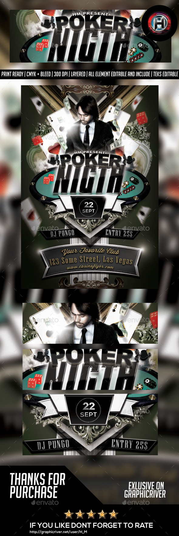 GraphicRiver Poker Night 8895249 GraphicRiver Poker Night 8895249