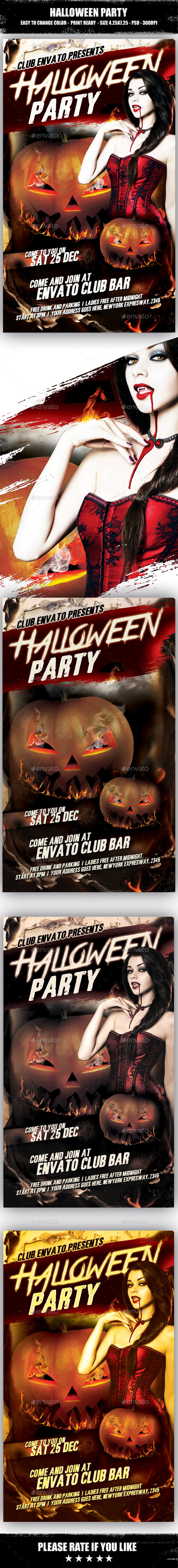 Halloween Party Flyer