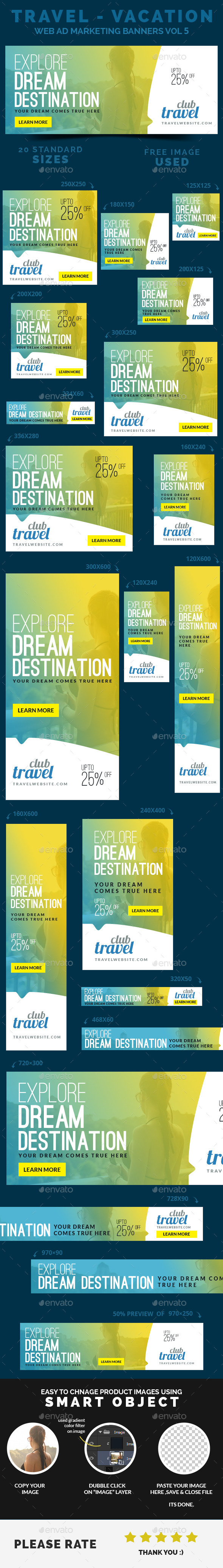 GraphicRiver Travel Vacation Web Ad Marketing Banners Vol 5 8895973 GraphicRiver Travel Vacation Web Ad Marketing Banners Vol 5 8895973
