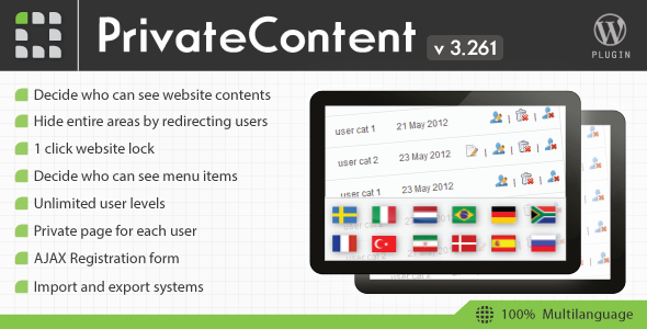 PrivateContent - Multilevel Content Plugin - CodeCanyon Item for Sale