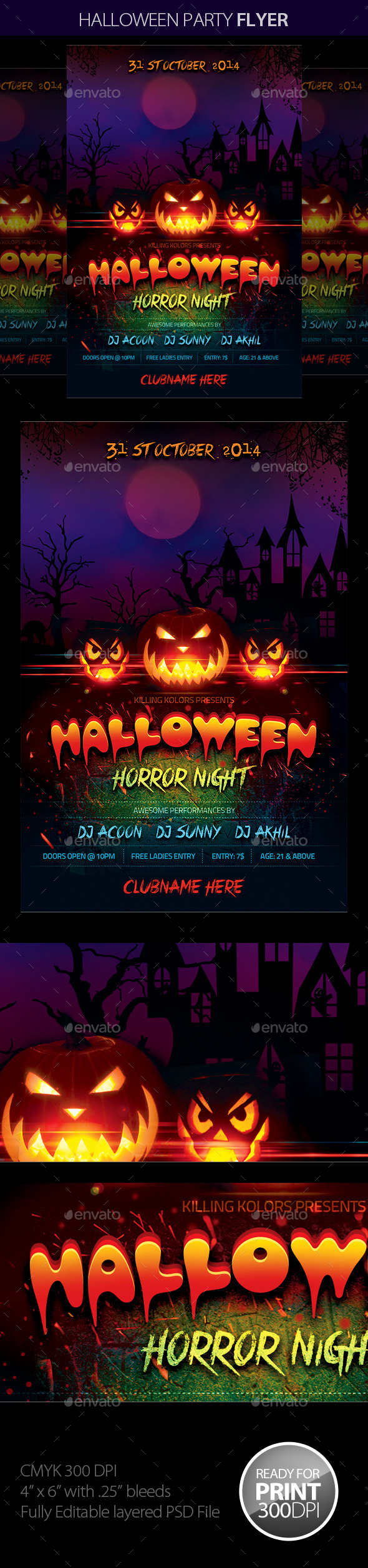 GraphicRiver Halloween Party Flyer 8897185 GraphicRiver Halloween Party Flyer 8897185