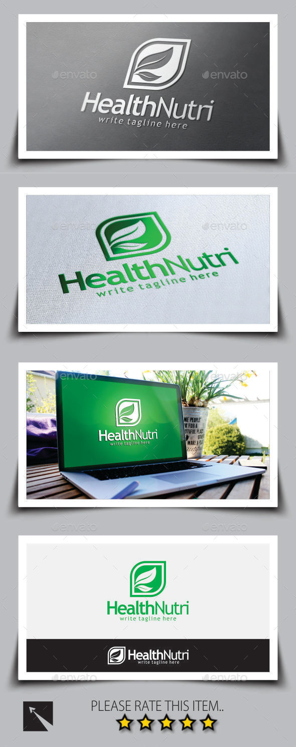 GraphicRiver Healthy Nutrition Logo Template 8898704 GraphicRiver Healthy Nutrition Logo Template 8898704