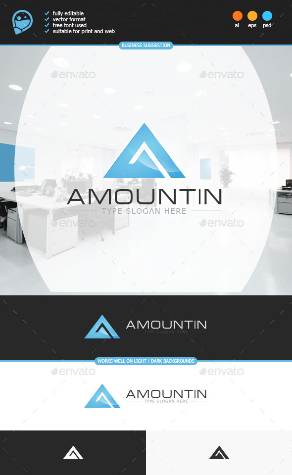 Amountin - Logo Template (Letters)