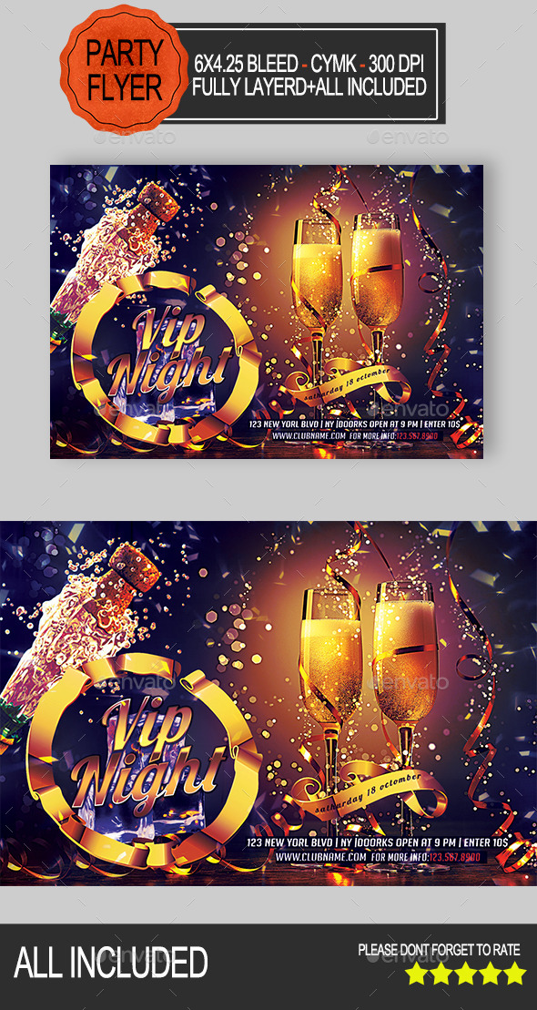 GraphicRiver Vip Party Flyer 8899256 GraphicRiver Vip Party Flyer 8899256