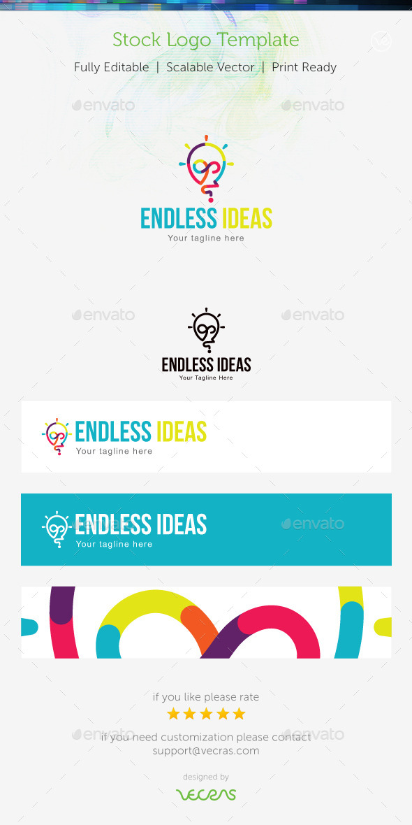 GraphicRiver Endless Ideas Stock Logo Template 8905345 GraphicRiver Endless Ideas Stock Logo Template 8905345