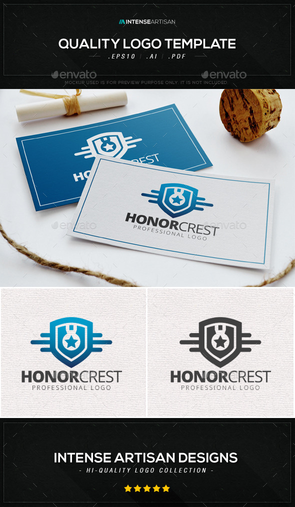 GraphicRiver Honor Crest Logo Template 8905924 GraphicRiver Honor Crest Logo Template 8905924
