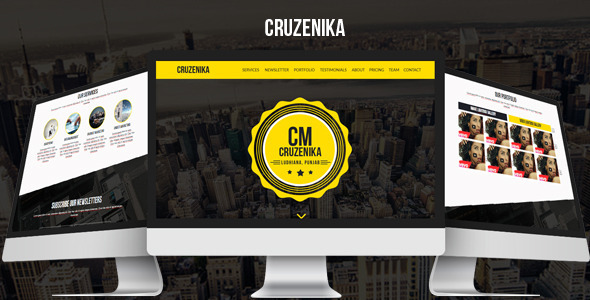 Cruzenika - Creative Parallax Muse Template