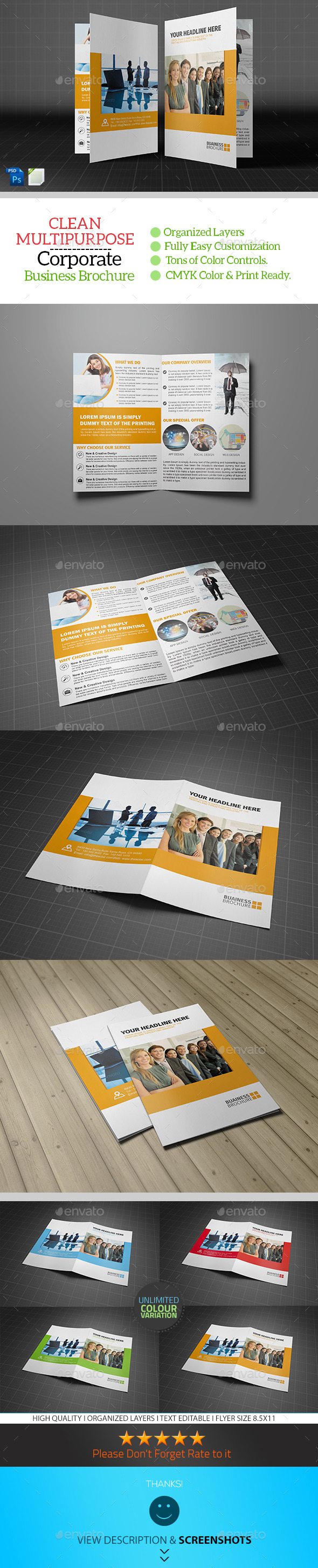 GraphicRiver Corporate Bifold Brochure Template Vol01 8907523 GraphicRiver Corporate Bifold Brochure Template Vol01 8907523
