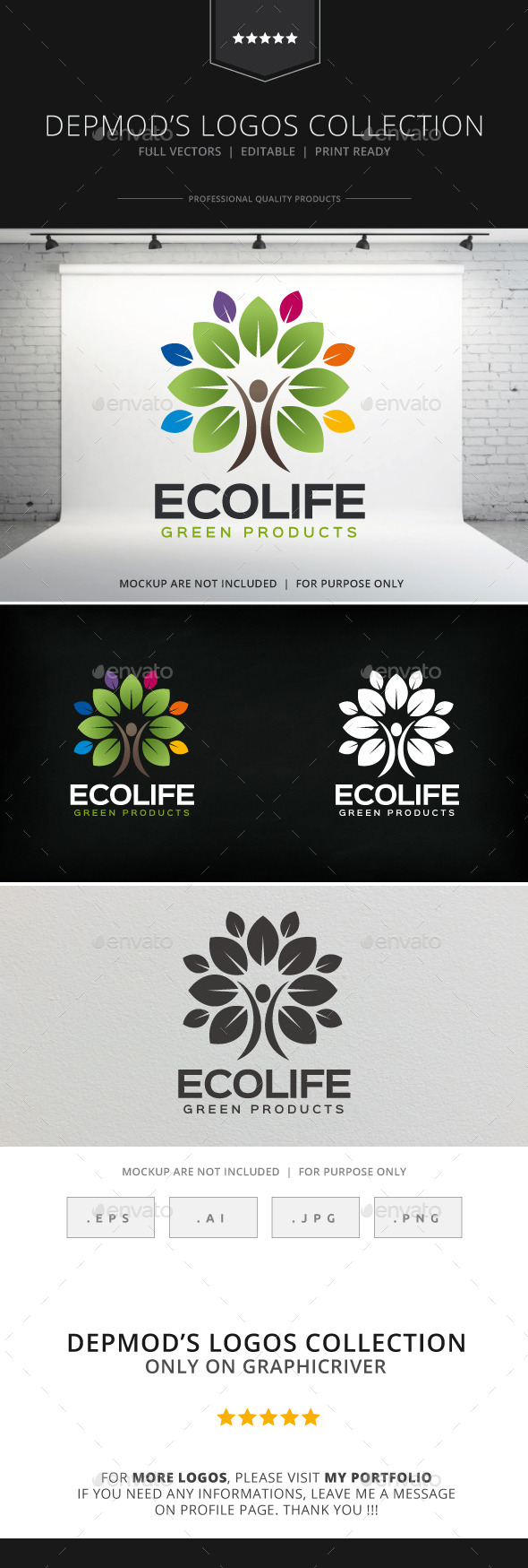 GraphicRiver Eco Life Logo 8910015 GraphicRiver Eco Life Logo 8910015