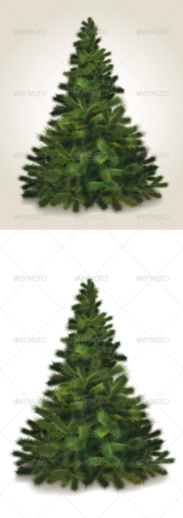 vector fluffy christmas tree graphicriver vector fluffy christmas tree graphicriver