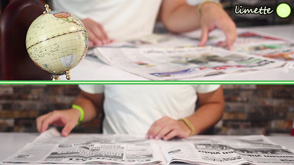 Reading Newspaper Reading Newspaper