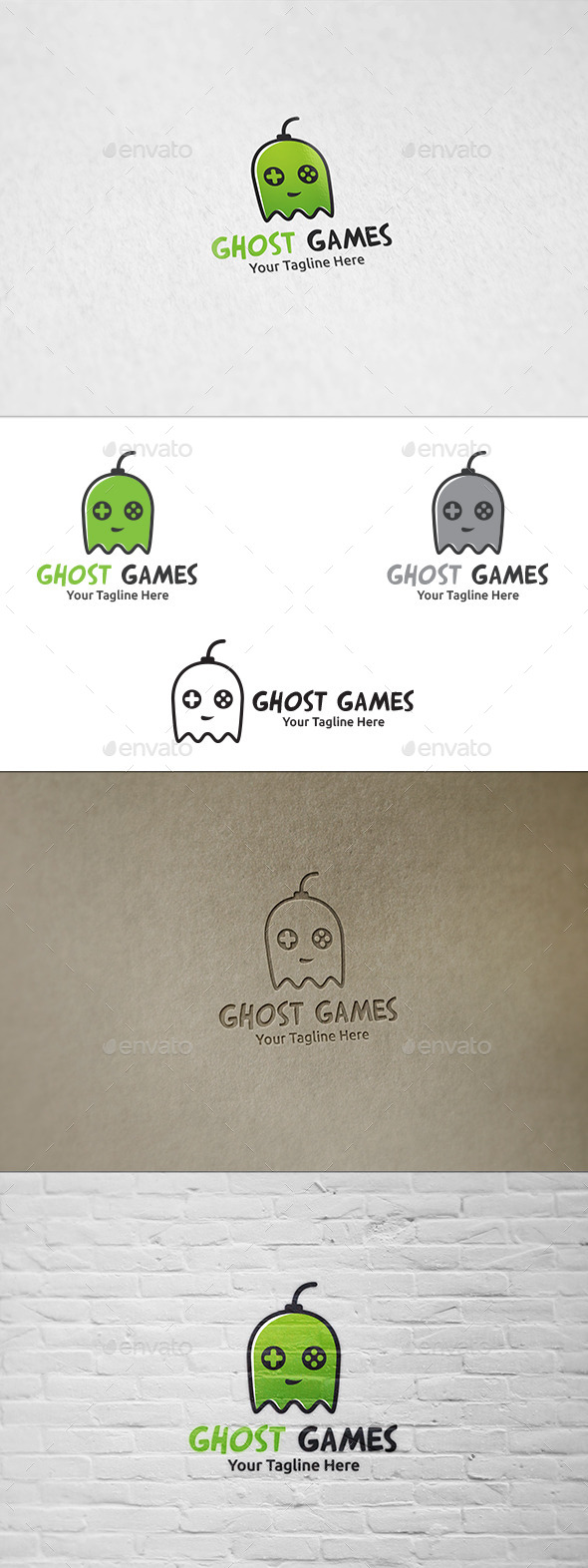 Ghost Games - Logo Template