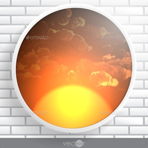 GraphicRiver Abstract Round Shape With Frame 8911364 GraphicRiver Abstract Round Shape With Frame 8911364