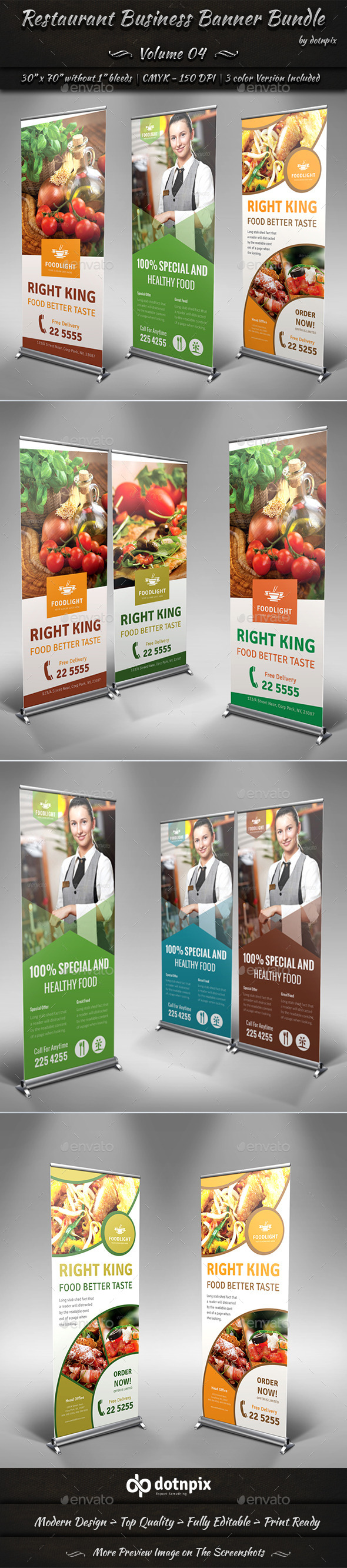 GraphicRiver Restaurant Business Banner Bundle Volume 4 8911776 GraphicRiver Restaurant Business Banner Bundle Volume 4 8911776